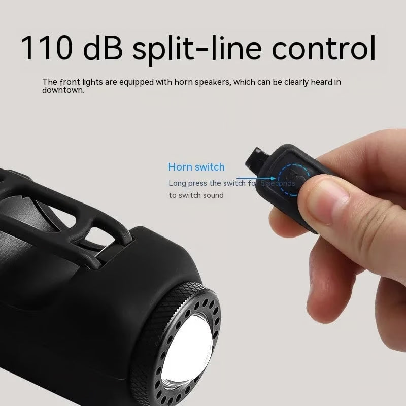 Mountain Bike Electronic Horn and Light