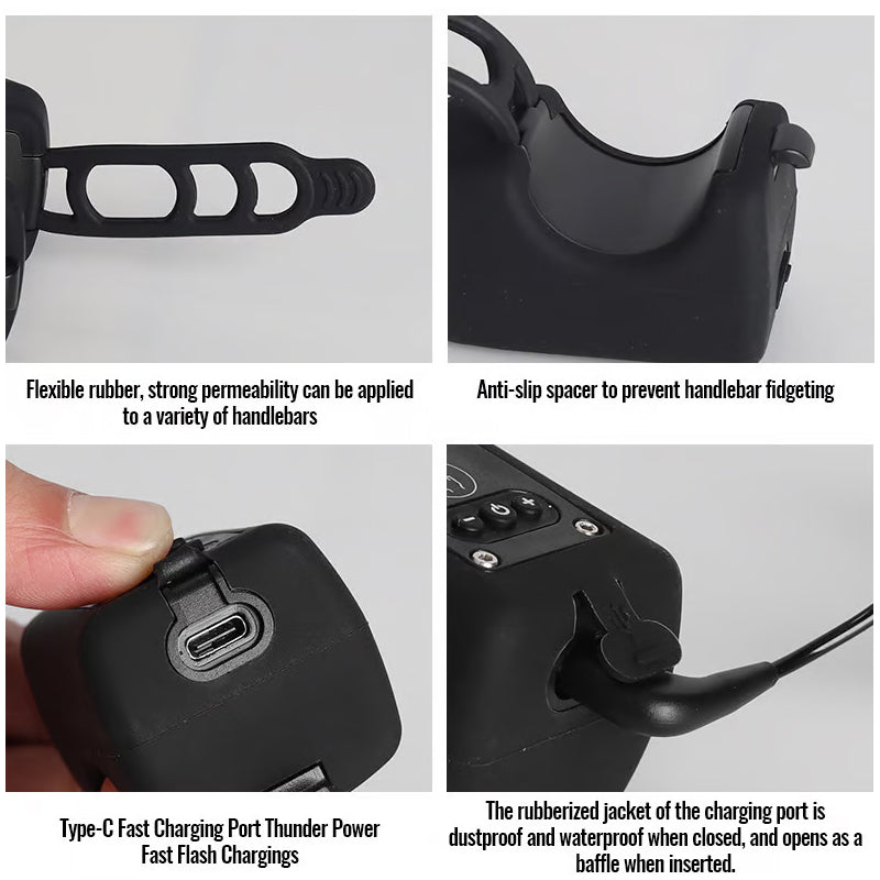 Mountain Bike Electronic Horn and Light