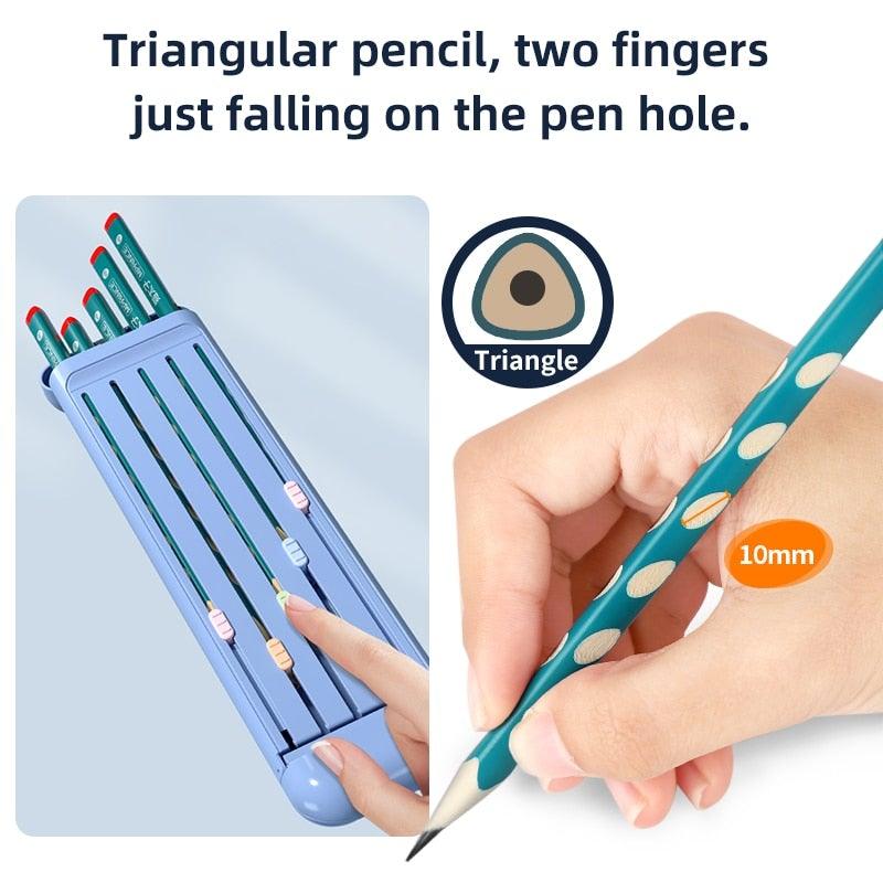 Multi-Function Pencil Case with Pop-Up Mechanism
