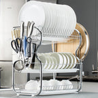 Multifunctional Dish and Cutlery Drainer