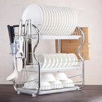 Multifunctional Dish and Cutlery Drainer