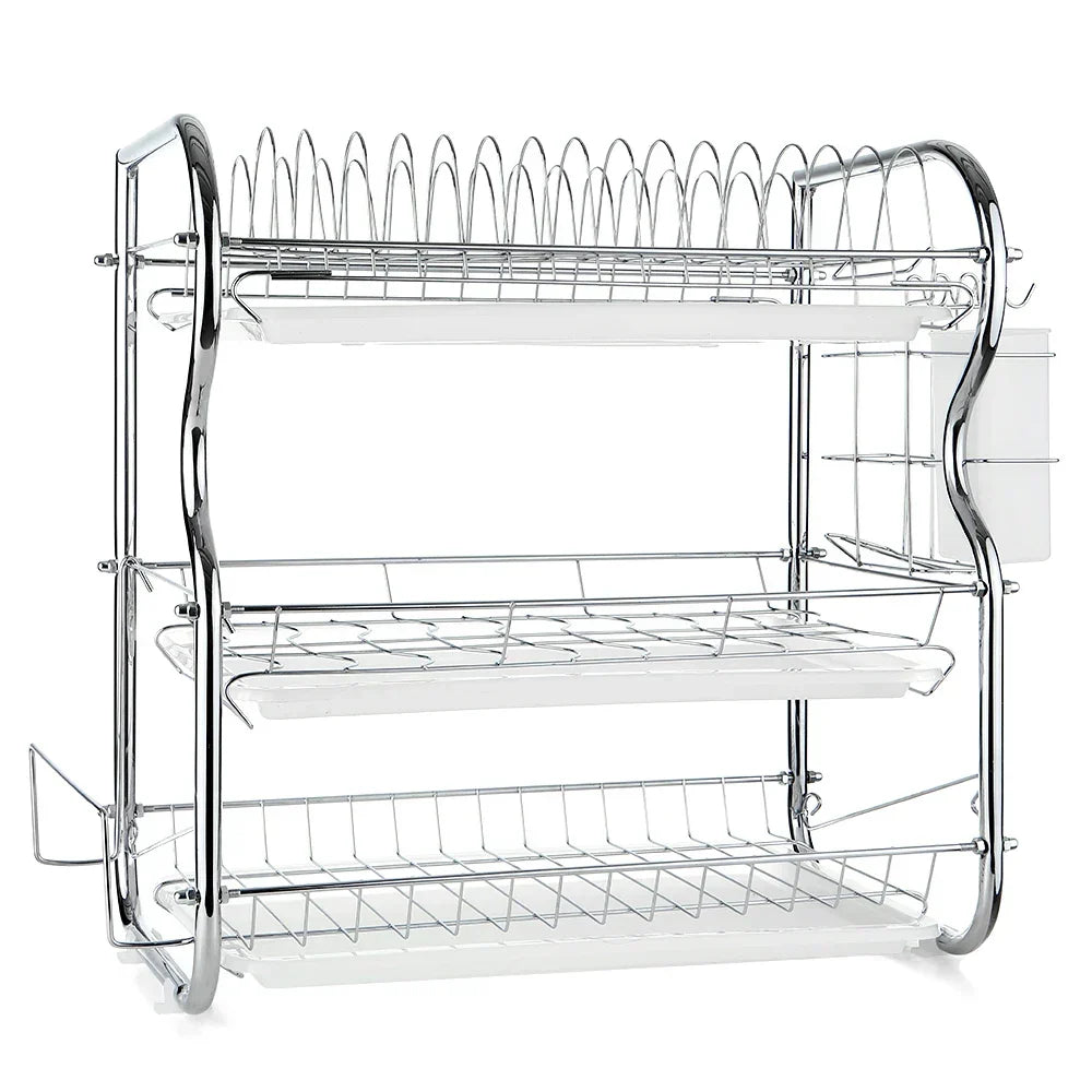 Multifunctional Dish and Cutlery Drainer