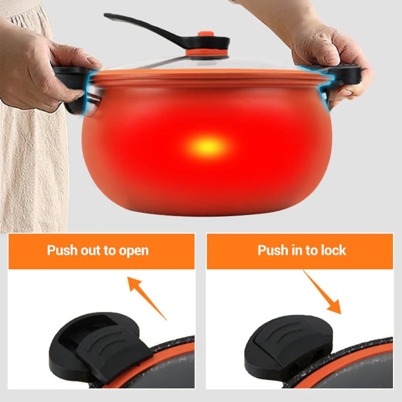 Multifunctional Large Capacity Non-Stick Pressure Cooker
