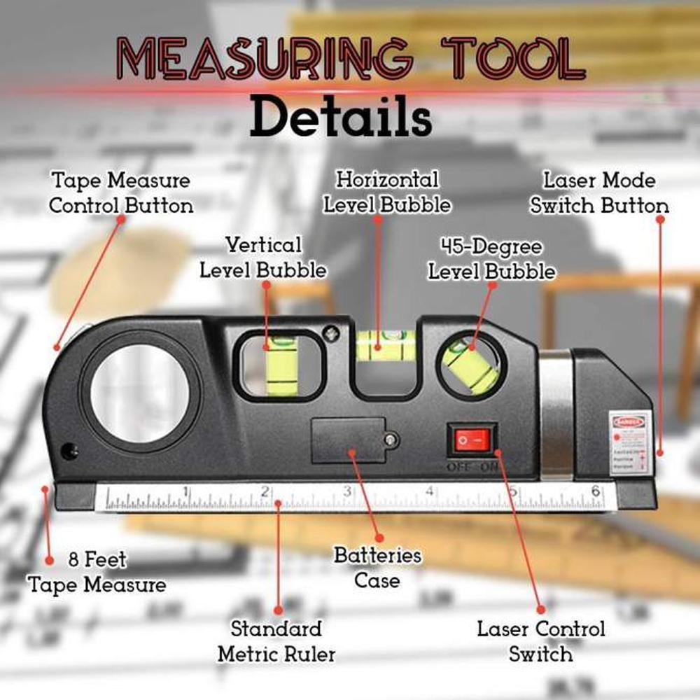 Multifunctional Laser Level 4-in-1 Laser Measuring Tool