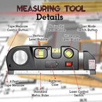 Multifunctional Laser Level 4-in-1 Laser Measuring Tool