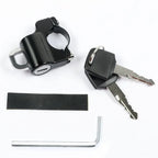 Multifunctional motorcycle helmet security lock