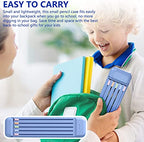 Multifunctional Pencil Case for Kids with 5 Pencils 2B, Eraser and Ruler