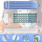 Multifunctional Pencil Case for Kids with 5 Pencils 2B, Eraser and Ruler