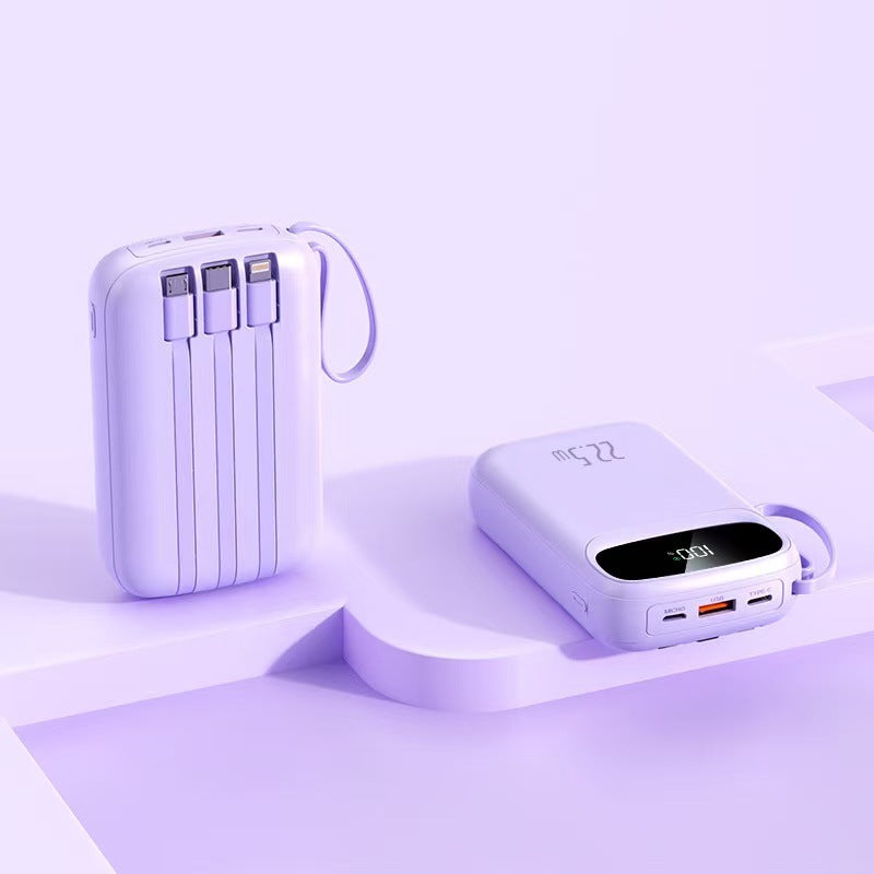 Multifunctional Power Bank with Built-in LCD Display