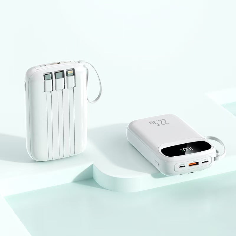 Multifunctional Power Bank with Built-in LCD Display