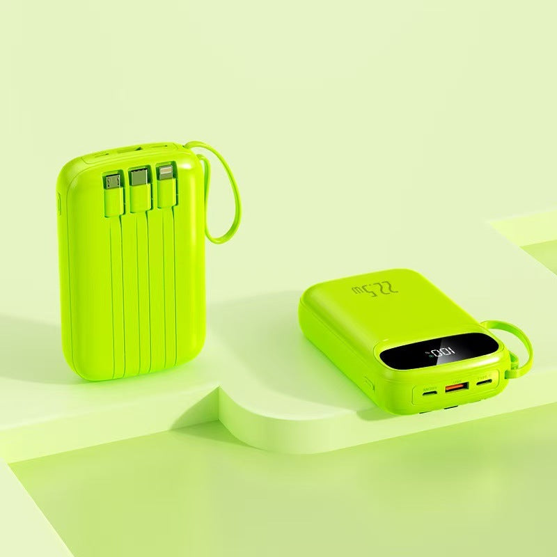 Multifunctional Power Bank with Built-in LCD Display