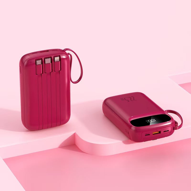 Multifunctional Power Bank with Built-in LCD Display