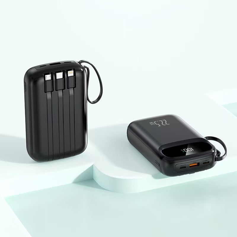 Multifunctional Power Bank with Built-in LCD Display