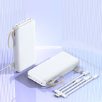 Multifunctional power bank with integrated cable