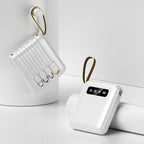 Multifunctional Power Bank with Integrated Cable System