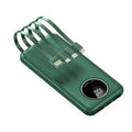 Multifunctional Power Bank with Integrated Cables