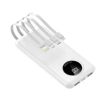 Multifunctional Power Bank with Integrated Cables
