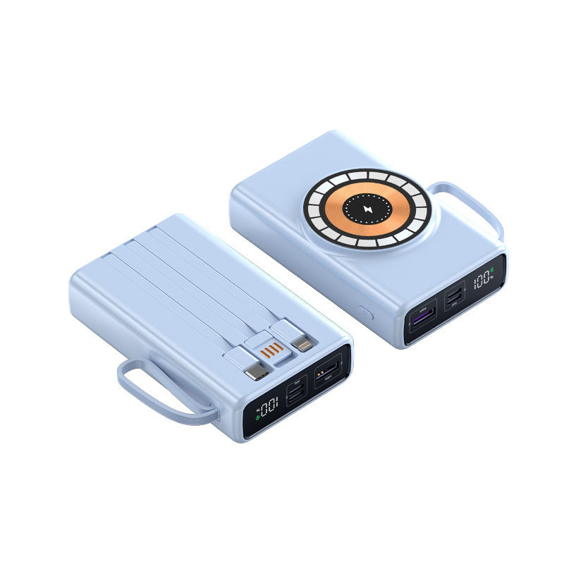 Multifunctional Power Bank with Wireless Charging