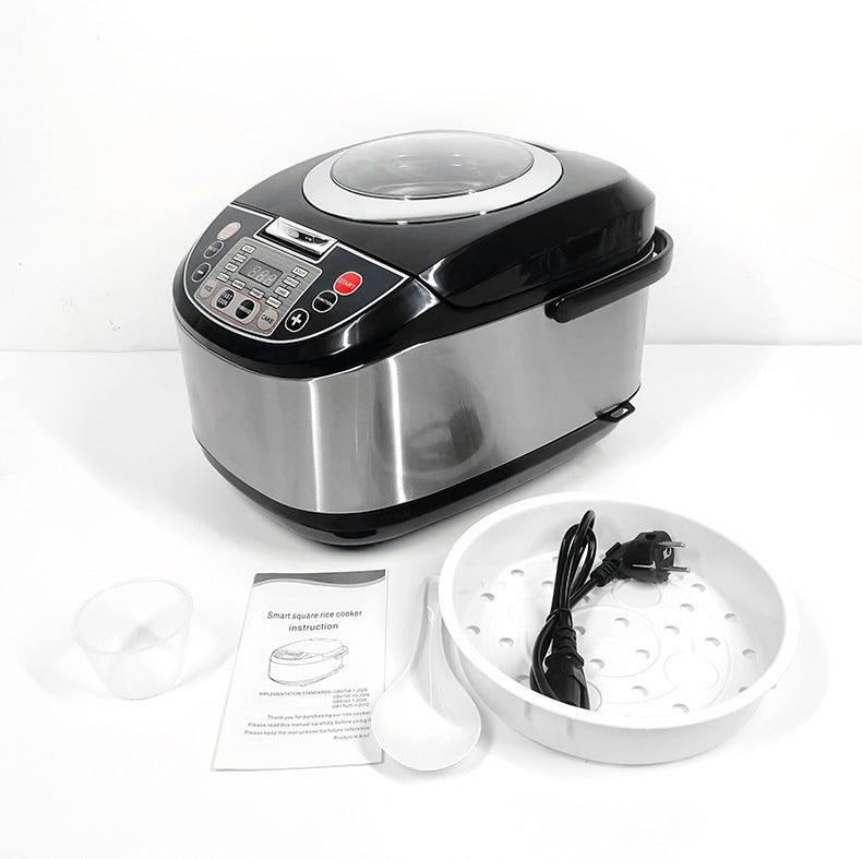 Multifunctional rice cooker with steaming function