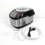 Multifunctional rice cooker with steaming function