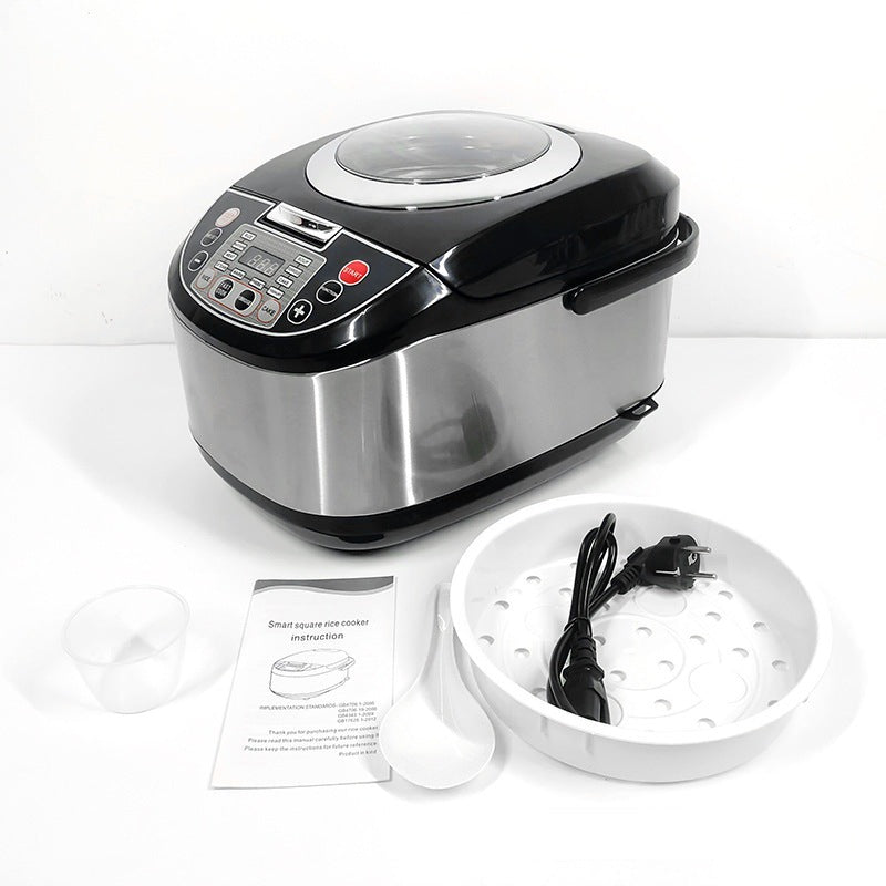 Multifunctional rice cooker with steaming function