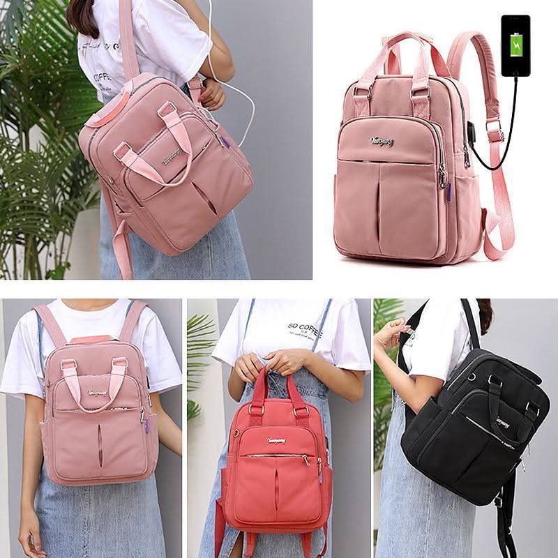 Multifunctional Waterproof Backpack with USB Port