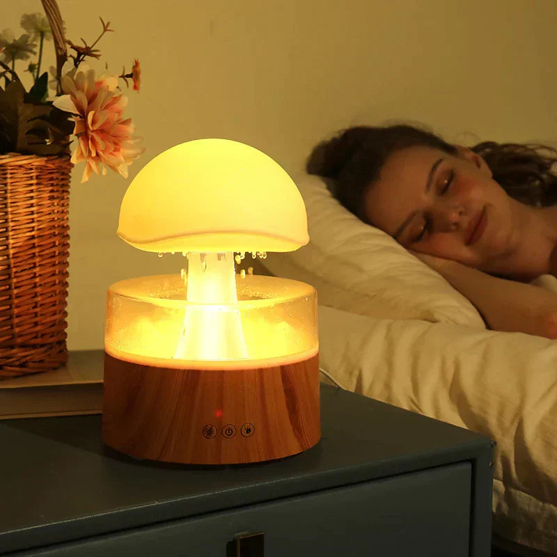 Mushroom Cloud Rain Diffuser Relaxing Humidifier