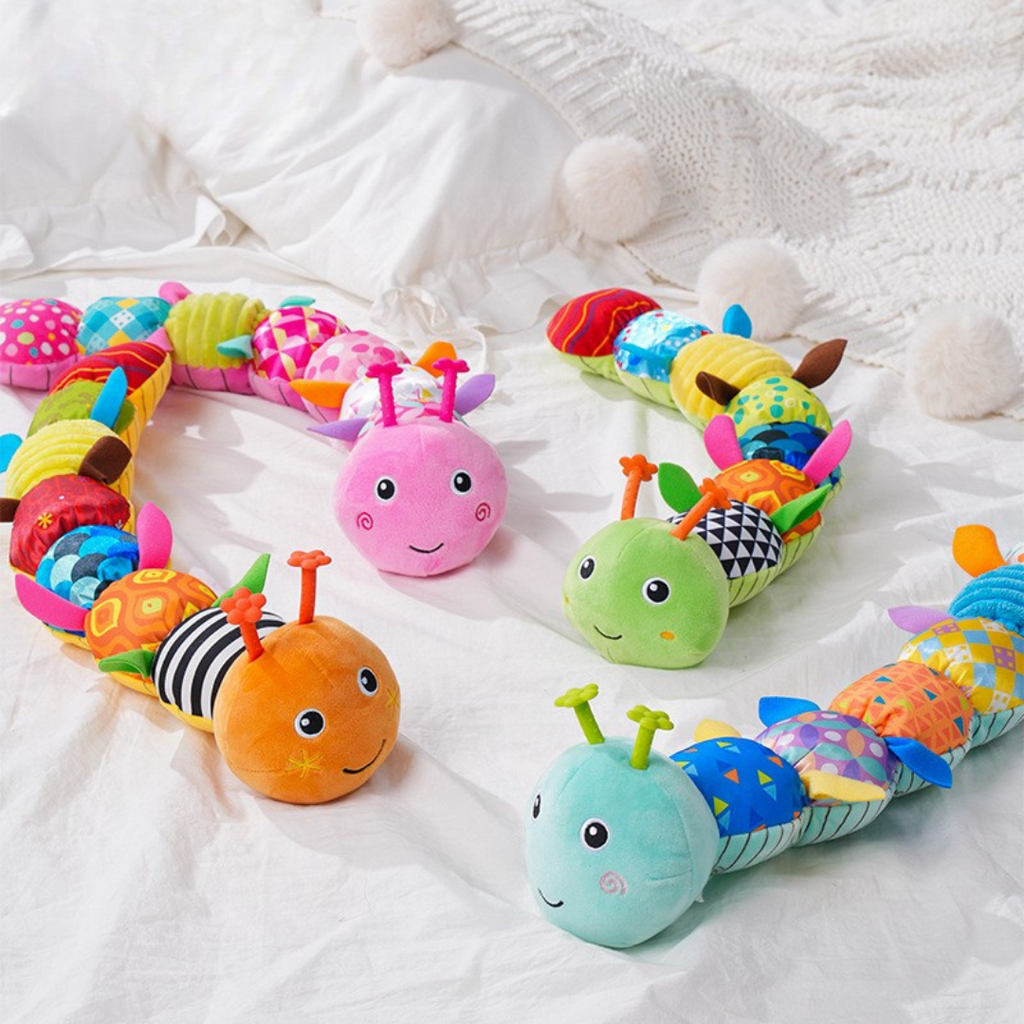 Musical Interactive Caterpillar – Educational Plush Toy for Babies and Toddlers