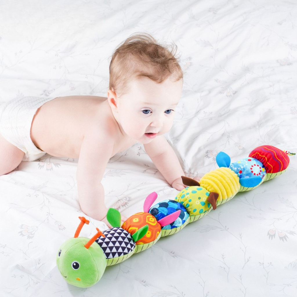 Musical Interactive Caterpillar – Educational Plush Toy for Babies and Toddlers