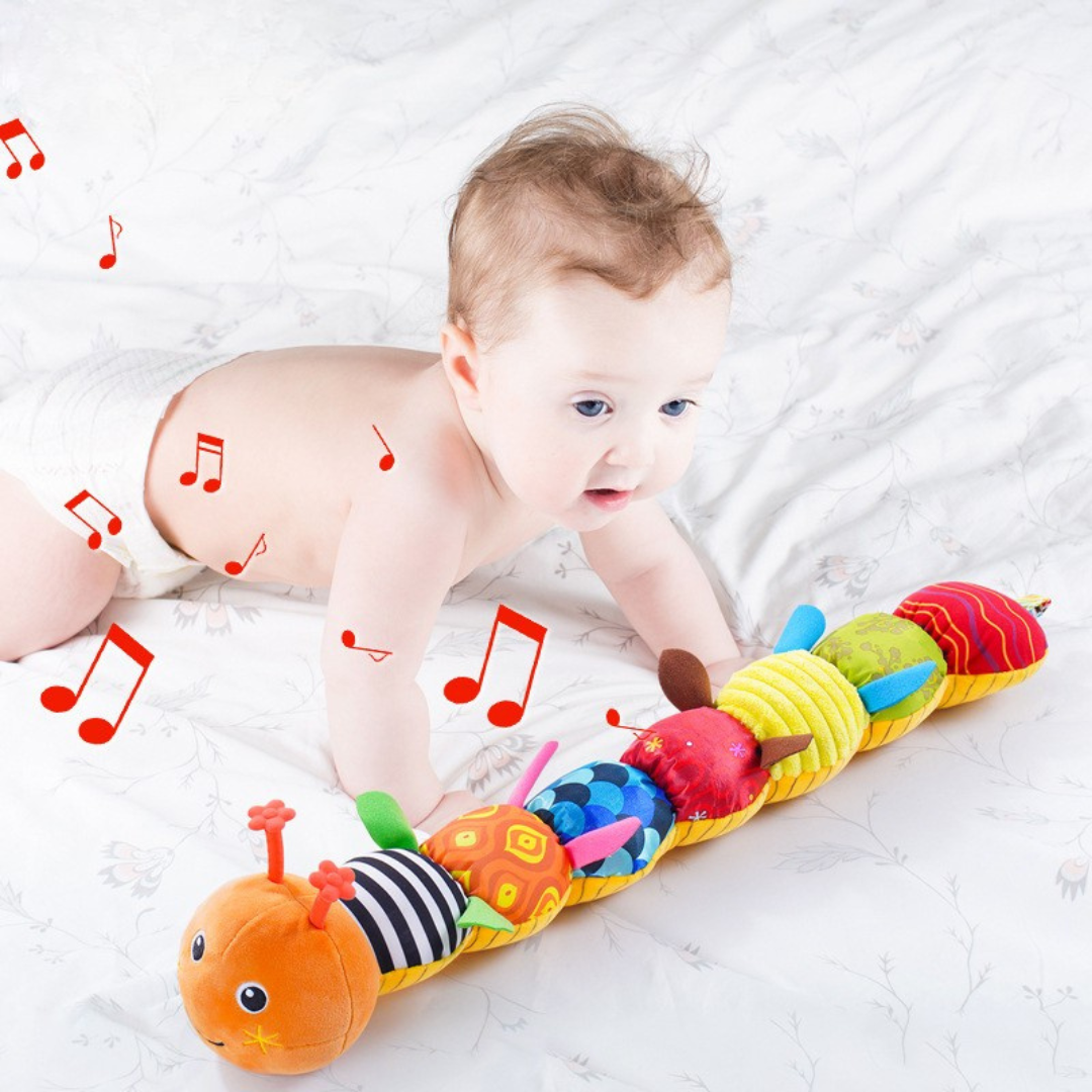 Musical Interactive Caterpillar – Educational Plush Toy for Babies and Toddlers