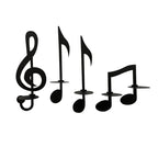 Musical Note Candle Holder Wall Sconce