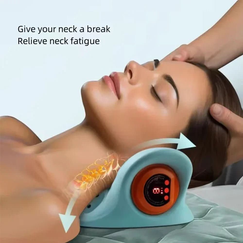 Neck massager with EMS & acupressure