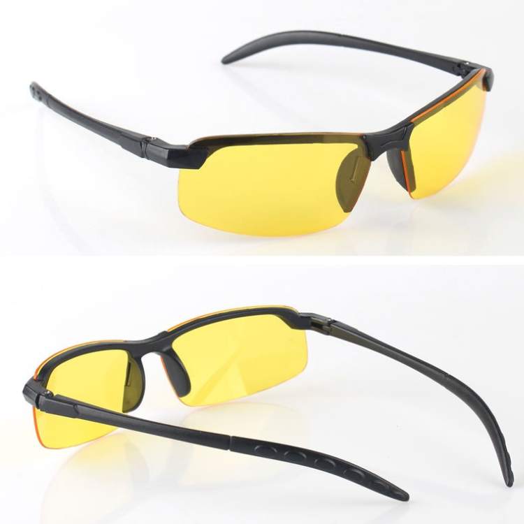Night driving glasses with yellow lenses – reduce glare and eye strain