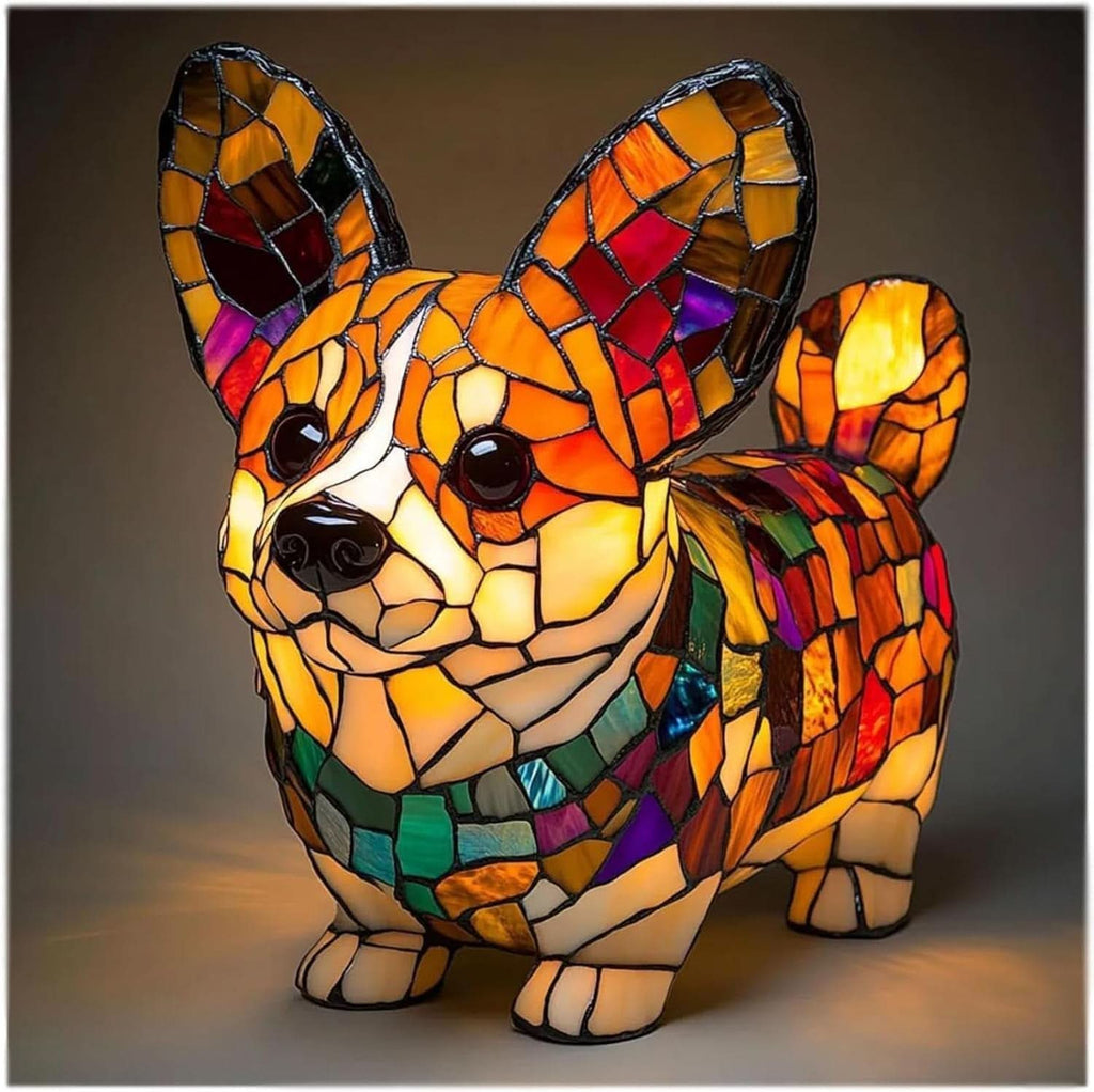 Night Light in Pet Design | Warm Light | USB-Powered with Switch | GlowPaws