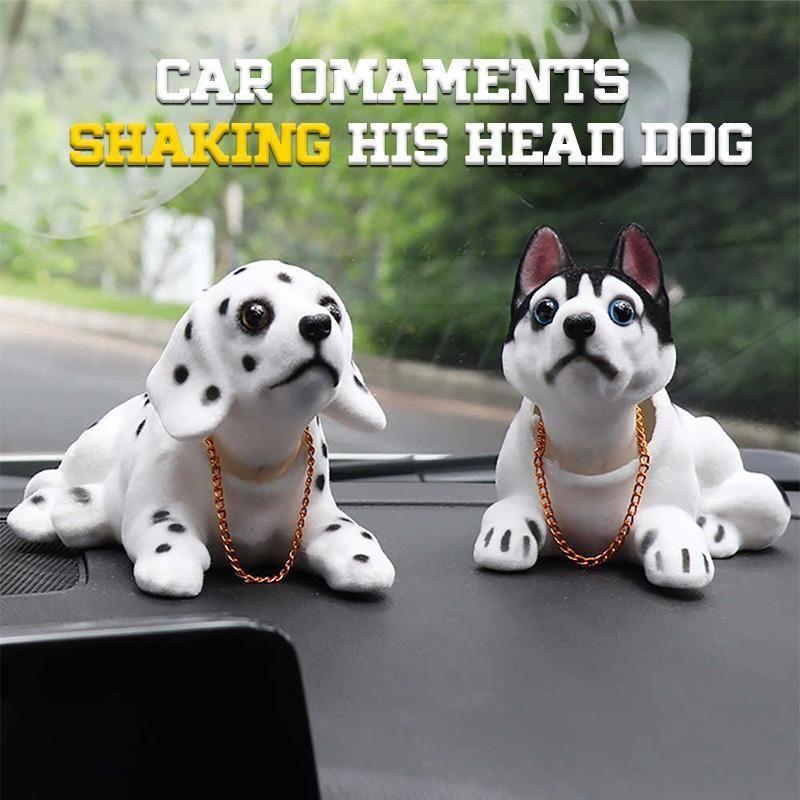 Nodding dog car ornament