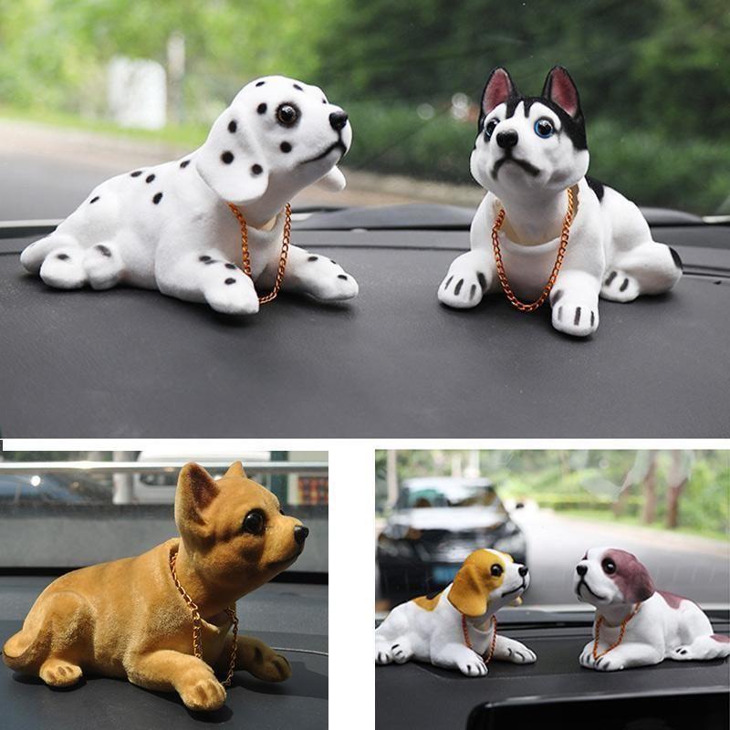 Nodding dog car ornament
