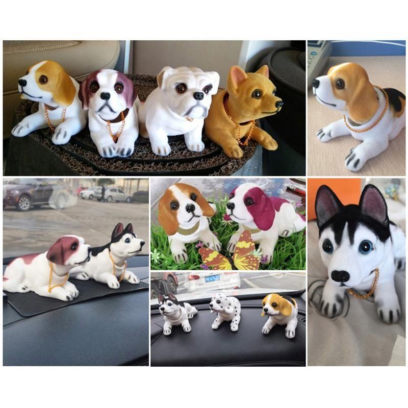 Nodding dog car ornament