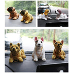 Nodding dog car ornament