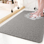 Non-Slip Shower Mat – Soft, Safe, Easy to Clean, Customizable Size, Quick Water Drainage