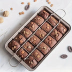 Non-Stick Brownie Pan with 18 Dividers – Aluminium Bakeware