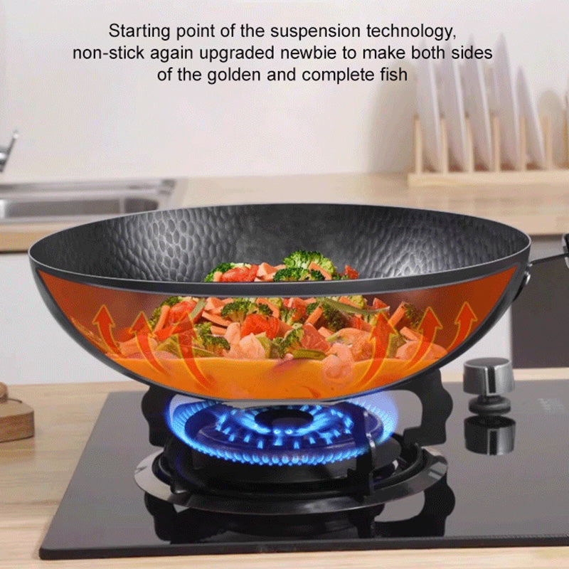 Non-stick iron frying pan