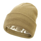 Boneroshop | Noor Silk Winter Hat – Wool & Silk – Anti-Frizz Hair Protection