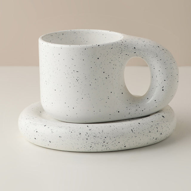 Nordic Ceramic Handmade Mug with Handle