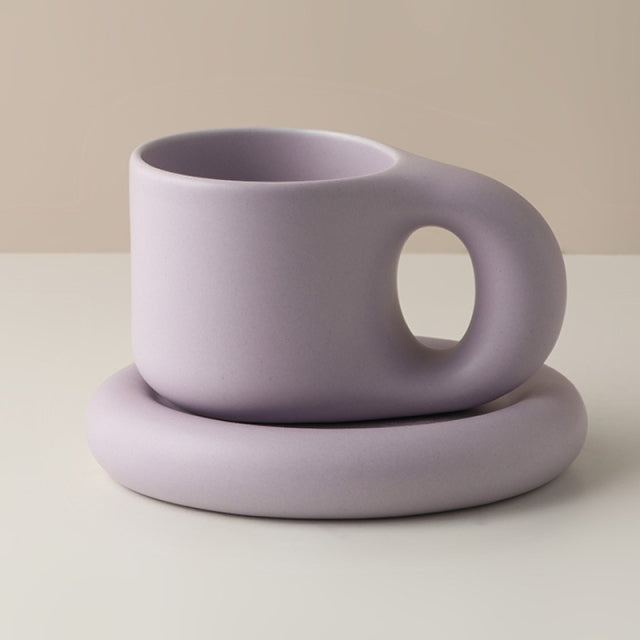 Nordic Ceramic Handmade Mug with Handle