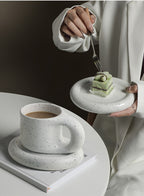 Nordic Ceramic Handmade Mug with Handle