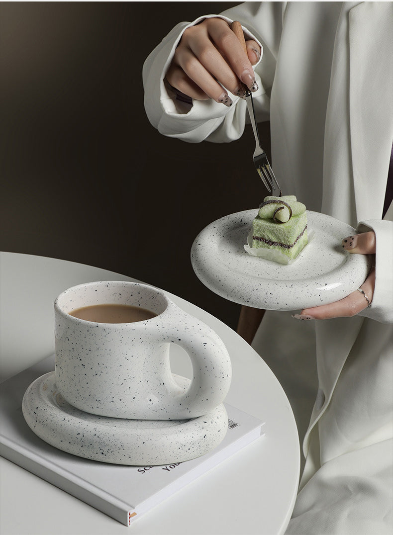 Nordic Ceramic Handmade Mug with Handle