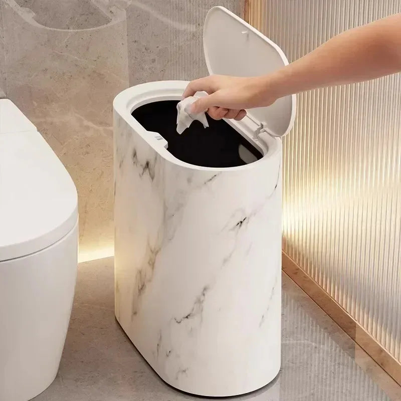 Nordic Marble Design Trash Can Boneroshop