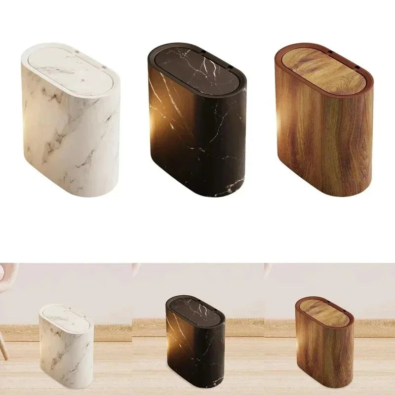 Nordic Marble Design Trash Can Boneroshop