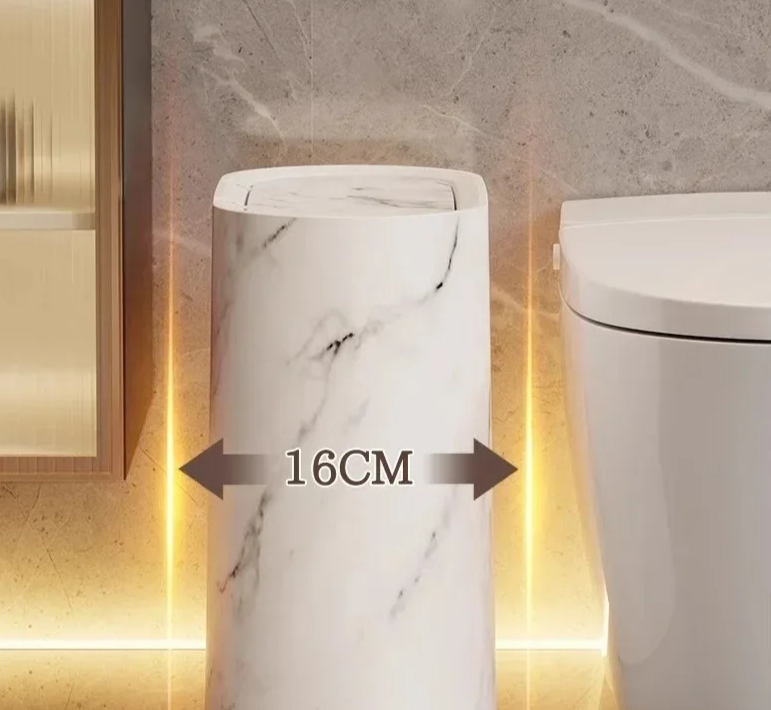Nordic Marble Design Trash Can Boneroshop