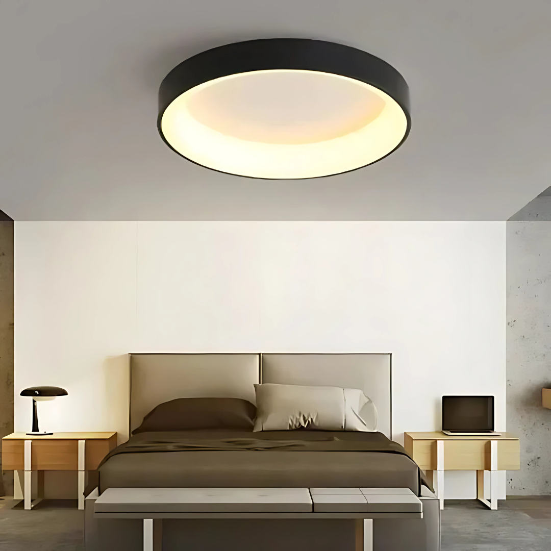 Nordic Round LED Ceiling Light – Modern Flush Mount Fixture